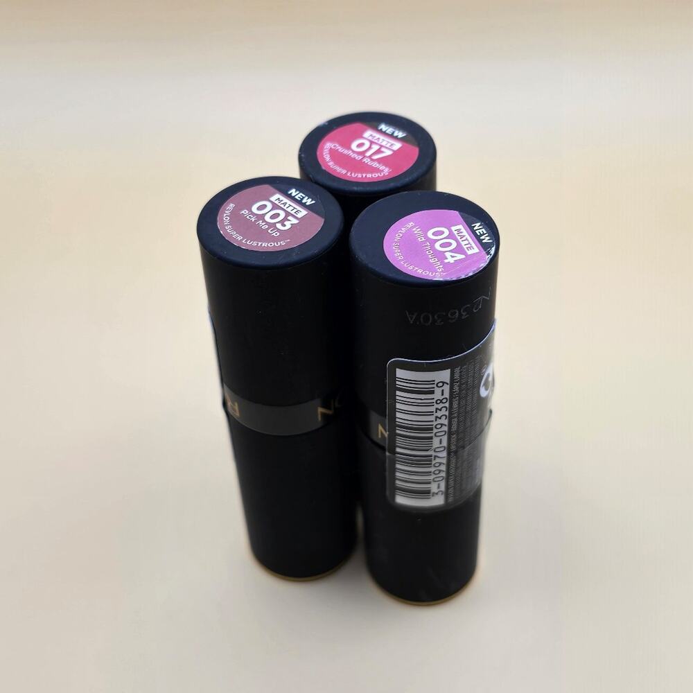 Revlon Super Lustrous The Luscious Mattes Lipsticks lot of 3